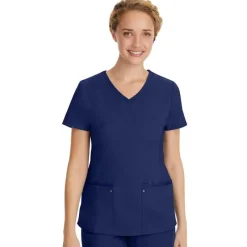 Healing Hands Scrub Tops*Purple Label by Women's Juliet V-Neck Scrub Top