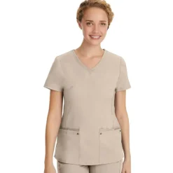 Healing Hands Scrub Tops*Purple Label by Women's Juliet V-Neck Scrub Top