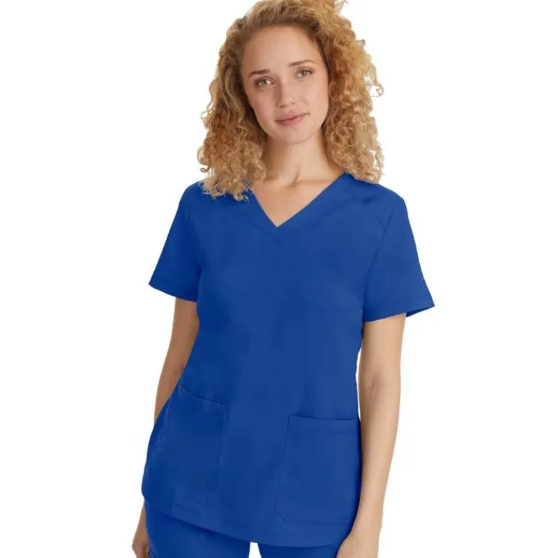 Healing Hands Scrub Tops*Purple Label by Women's Jill V-Neck Scrub Top