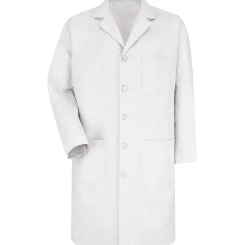 Red Kap Lab Coats & Jackets*Men's Button Front 41-Inch Lab Coat