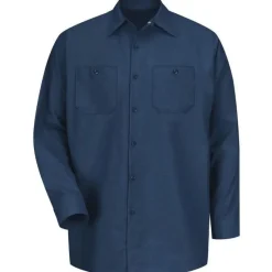Red Kap Work Shirts*Men's Long Sleeve Industrial Work Shirt