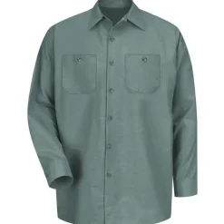 Red Kap Work Shirts*Men's Long Sleeve Industrial Work Shirt
