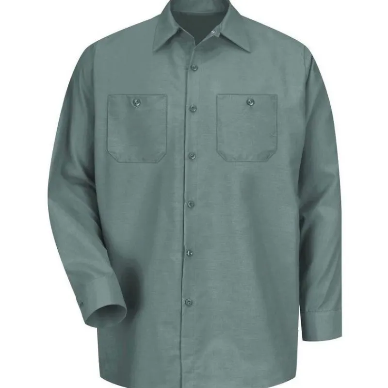 Red Kap Work Shirts*Men's Long Sleeve Industrial Work Shirt