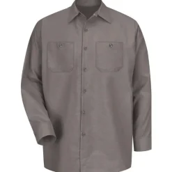 Red Kap Work Shirts*Men's Long Sleeve Industrial Work Shirt