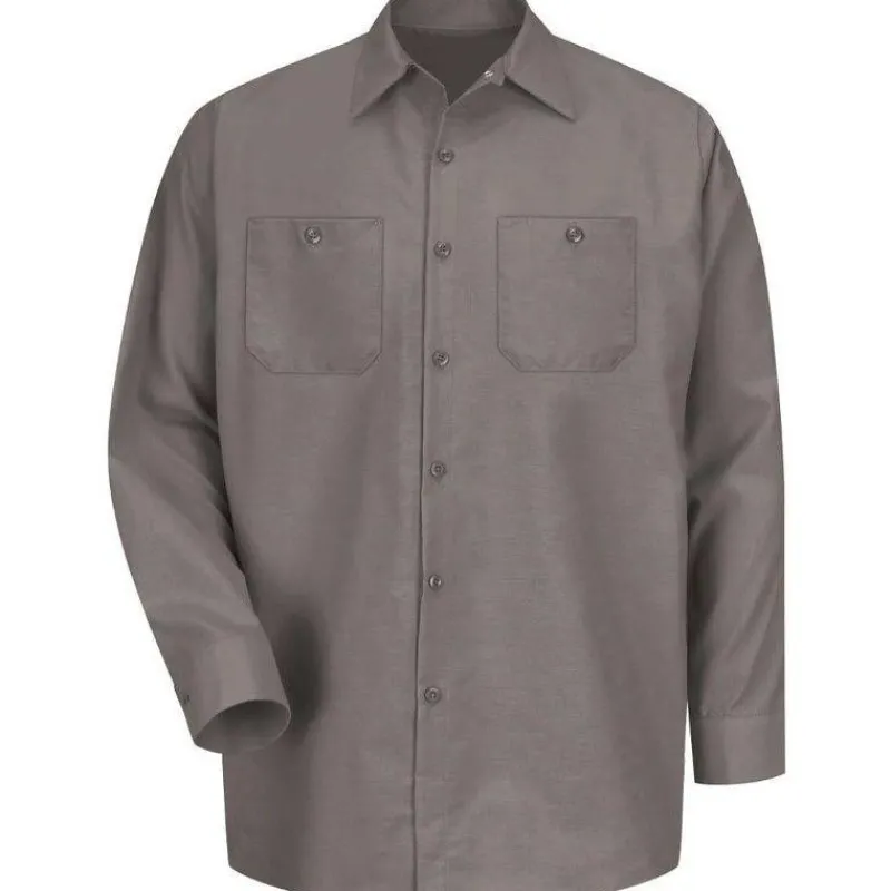 Red Kap Work Shirts*Men's Long Sleeve Industrial Work Shirt
