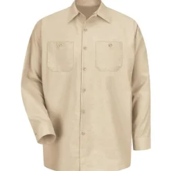 Red Kap Work Shirts*Men's Long Sleeve Industrial Work Shirt