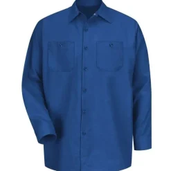 Red Kap Work Shirts*Men's Long Sleeve Industrial Work Shirt