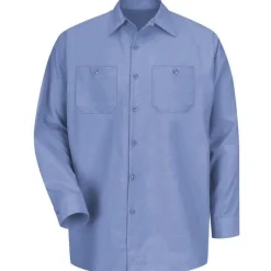 Red Kap Work Shirts*Men's Long Sleeve Industrial Work Shirt
