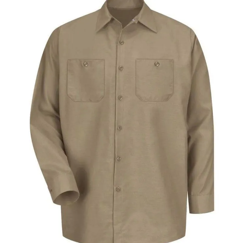 Red Kap Work Shirts*Men's Long Sleeve Industrial Work Shirt