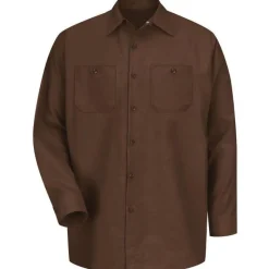 Red Kap Work Shirts*Men's Long Sleeve Industrial Work Shirt