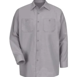 Red Kap Work Shirts*Men's Long Sleeve Industrial Work Shirt