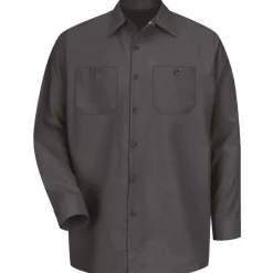 Red Kap Work Shirts*Men's Long Sleeve Industrial Work Shirt