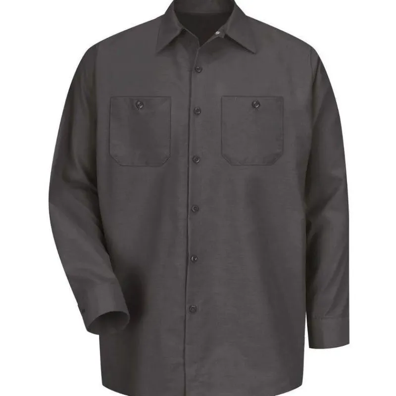 Red Kap Work Shirts*Men's Long Sleeve Industrial Work Shirt