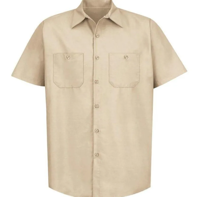 Red Kap Work Shirts*Men's Short Sleeve Industrial Work Shirt