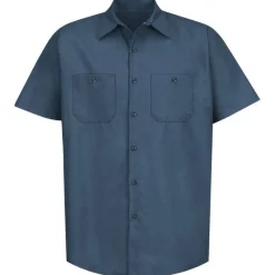 Red Kap Work Shirts*Men's Short Sleeve Industrial Work Shirt