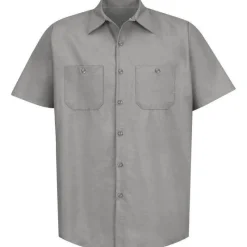 Red Kap Work Shirts*Men's Short Sleeve Industrial Work Shirt