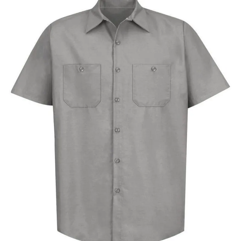 Red Kap Work Shirts*Men's Short Sleeve Industrial Work Shirt
