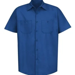 Red Kap Work Shirts*Men's Short Sleeve Industrial Work Shirt