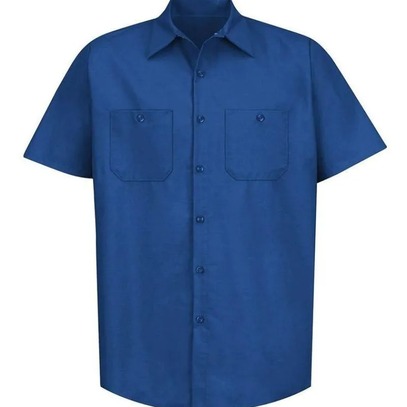 Red Kap Work Shirts*Men's Short Sleeve Industrial Work Shirt