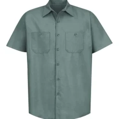 Red Kap Work Shirts*Men's Short Sleeve Industrial Work Shirt