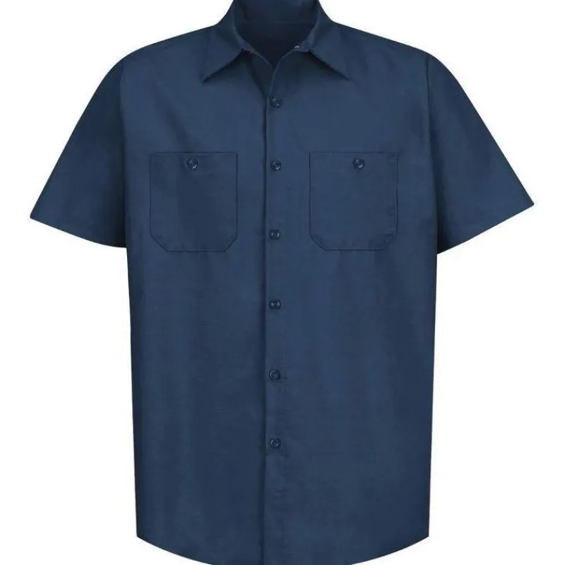 Red Kap Work Shirts*Men's Short Sleeve Industrial Work Shirt