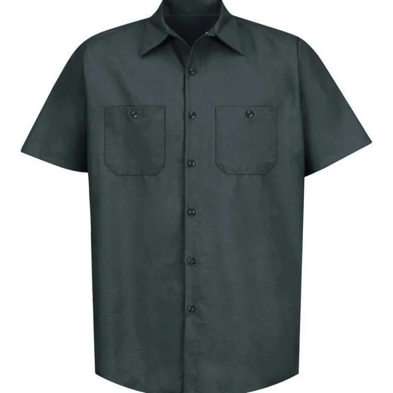 Red Kap Work Shirts*Men's Short Sleeve Industrial Work Shirt