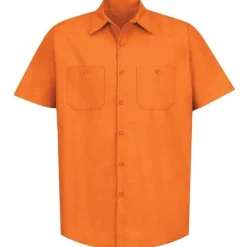Red Kap Work Shirts*Men's Short Sleeve Industrial Work Shirt
