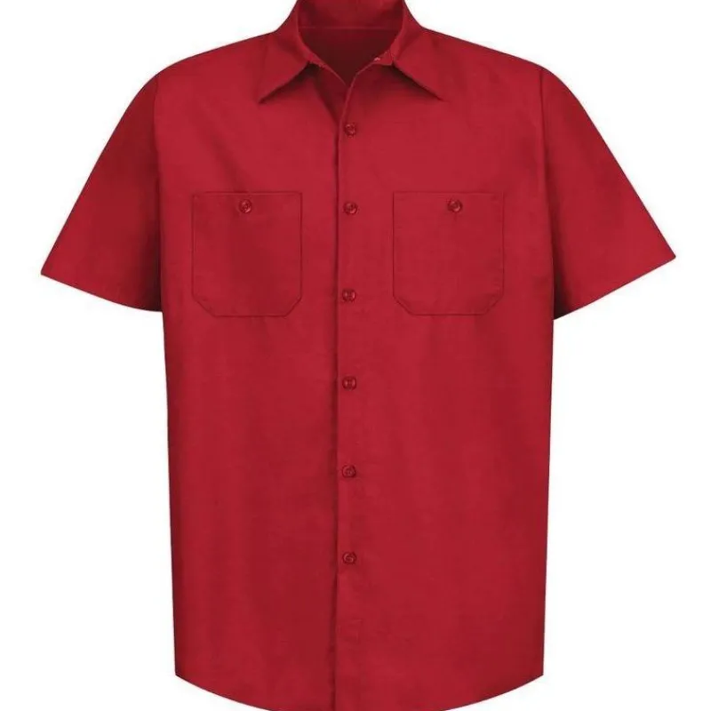 Red Kap Work Shirts*Men's Short Sleeve Industrial Work Shirt