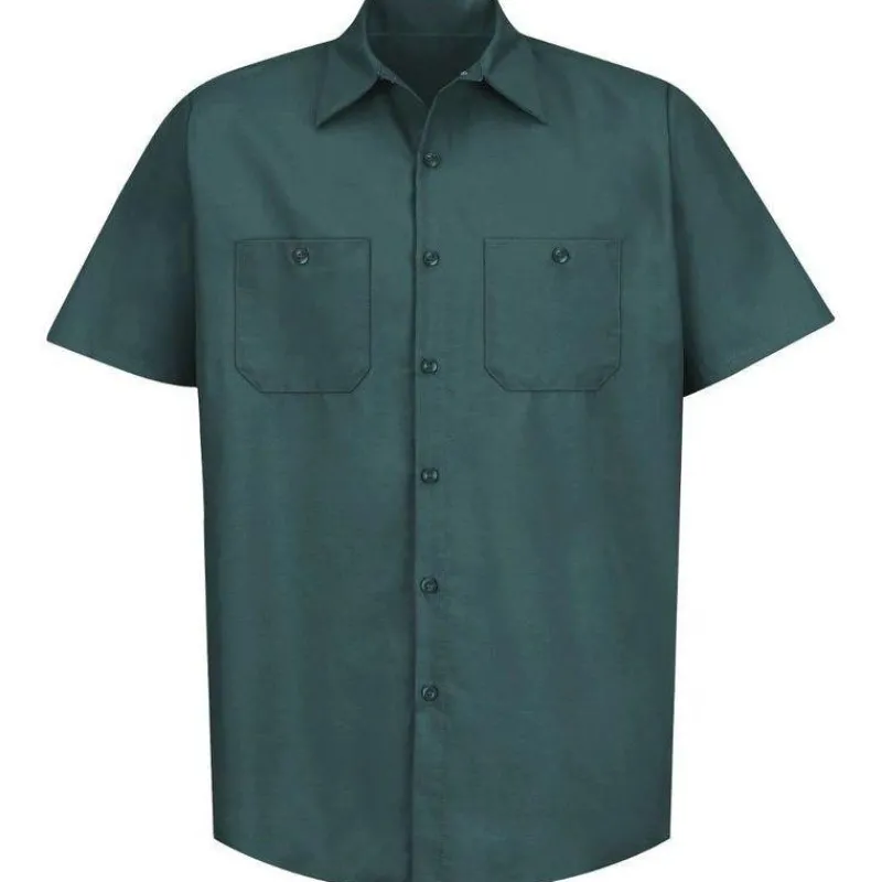 Red Kap Work Shirts*Men's Short Sleeve Industrial Work Shirt
