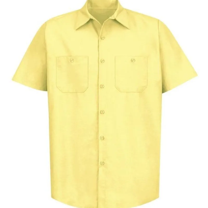 Red Kap Work Shirts*Men's Short Sleeve Industrial Work Shirt