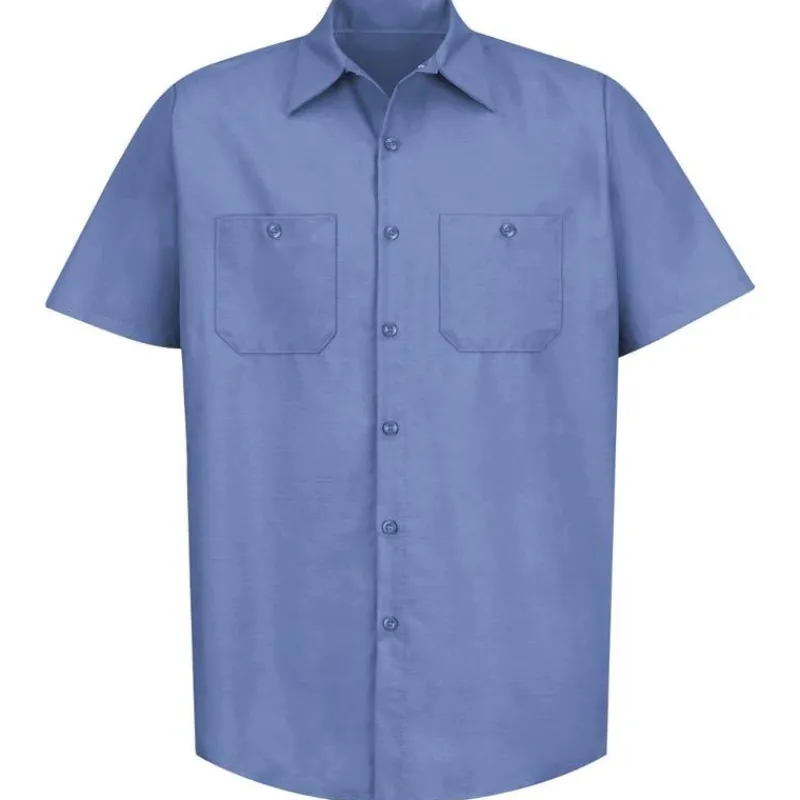 Red Kap Work Shirts*Men's Short Sleeve Industrial Work Shirt