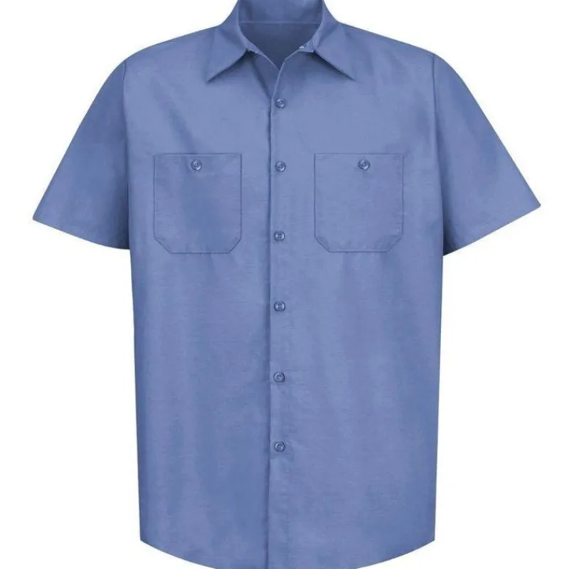 Red Kap Work Shirts*Men's Short Sleeve Industrial Work Shirt