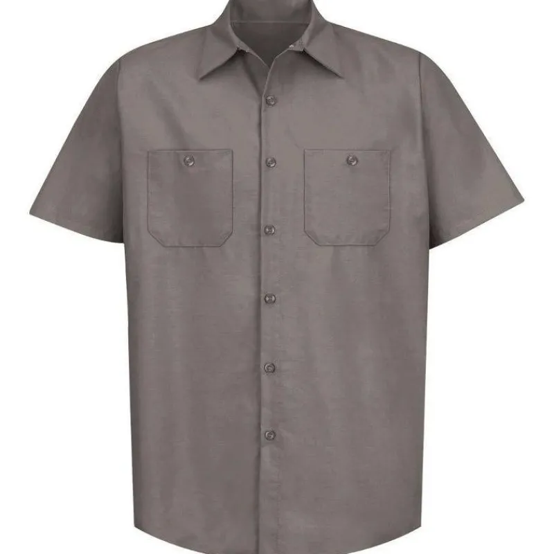 Red Kap Work Shirts*Men's Short Sleeve Industrial Work Shirt