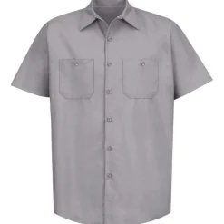 Red Kap Work Shirts*Men's Short Sleeve Industrial Work Shirt