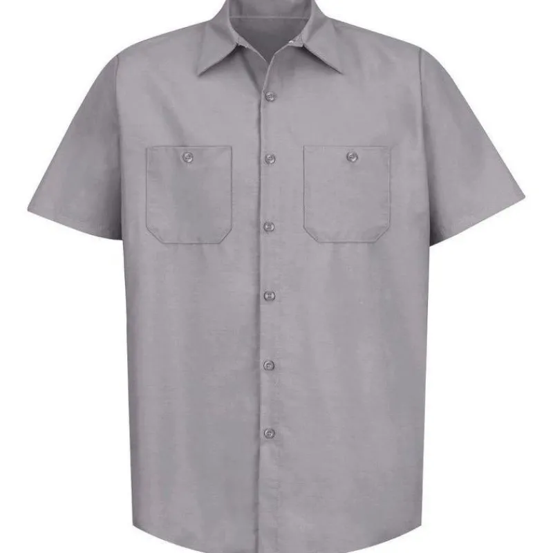 Red Kap Work Shirts*Men's Short Sleeve Industrial Work Shirt