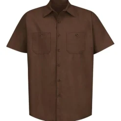 Red Kap Work Shirts*Men's Short Sleeve Industrial Work Shirt