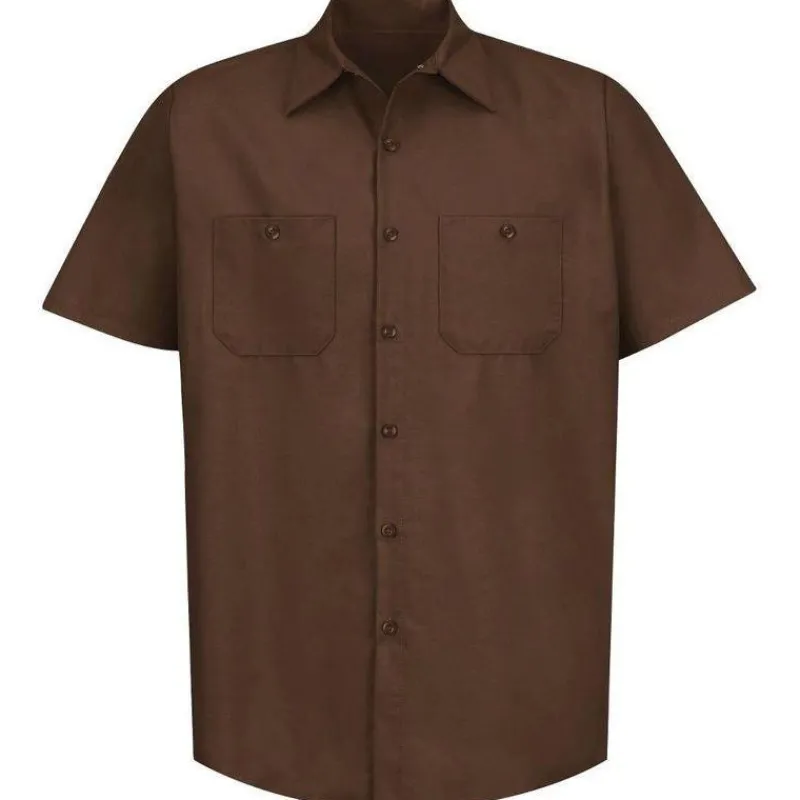 Red Kap Work Shirts*Men's Short Sleeve Industrial Work Shirt