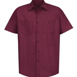 Red Kap Work Shirts*Men's Short Sleeve Industrial Work Shirt