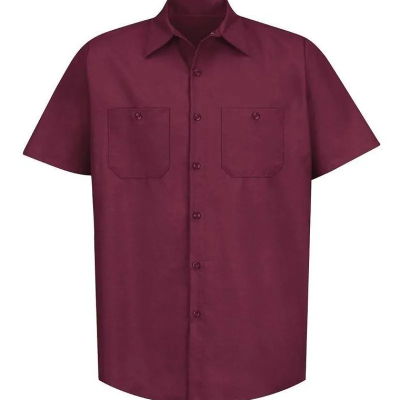 Red Kap Work Shirts*Men's Short Sleeve Industrial Work Shirt