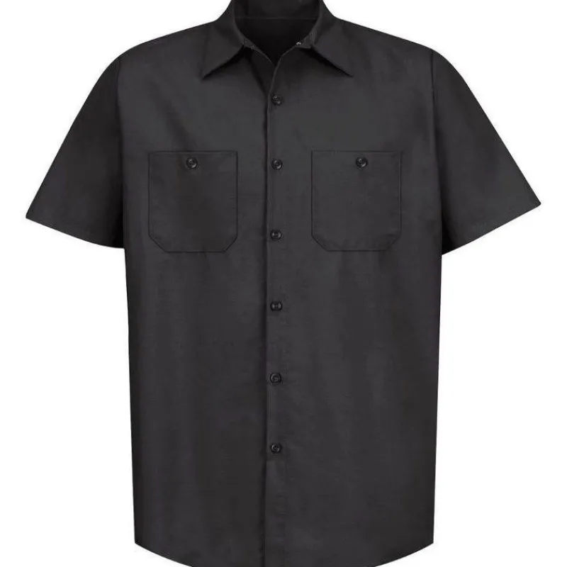 Red Kap Work Shirts*Men's Short Sleeve Industrial Work Shirt