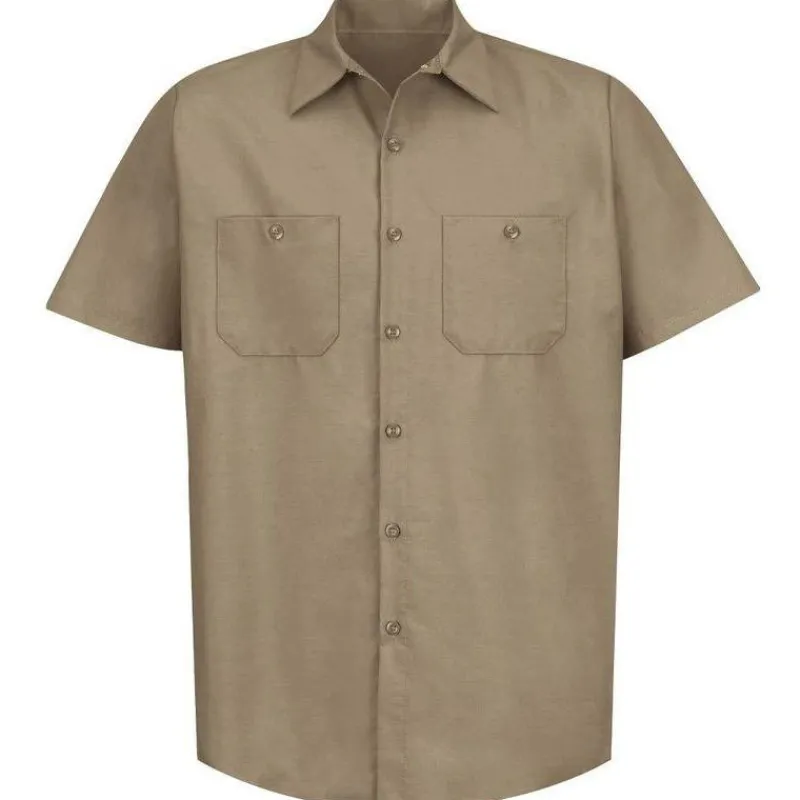 Red Kap Work Shirts*Men's Short Sleeve Industrial Work Shirt