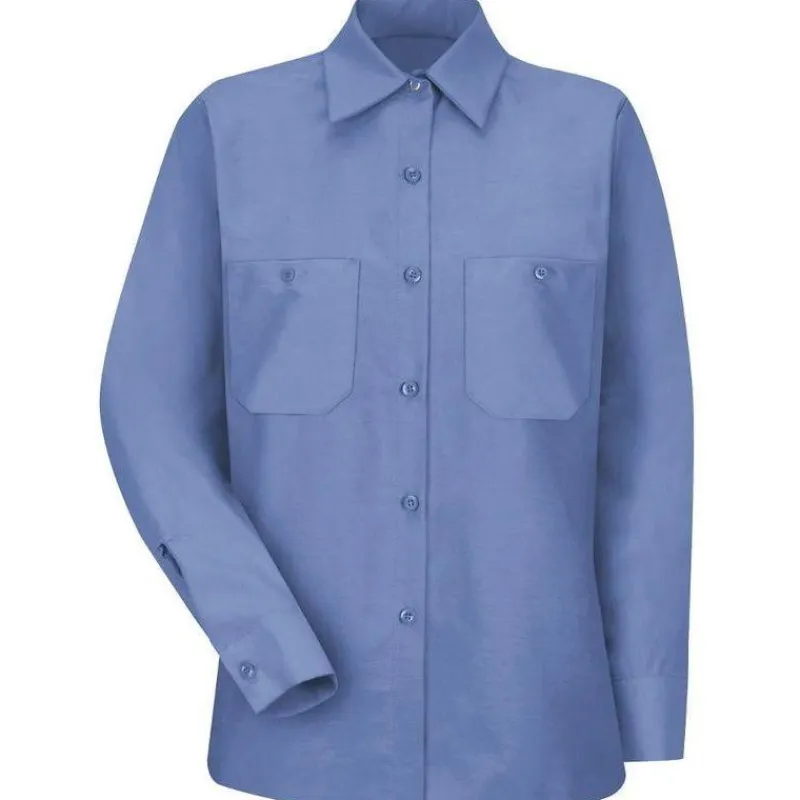 Red Kap Shirts | Work Shirts*Women's Long Sleeve Industrial Work Shirt