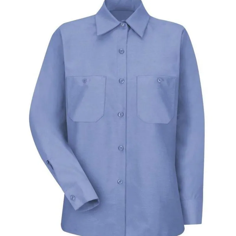 Red Kap Shirts | Work Shirts*Women's Long Sleeve Industrial Work Shirt