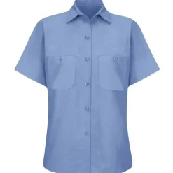 Red Kap Shirts | Work Shirts*Women's Short Sleeve Industrial Work Shirt
