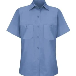 Red Kap Shirts | Work Shirts*Women's Short Sleeve Industrial Work Shirt
