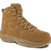 Reebok Non-Steel Safety Toe | Tactical*Men's 6" Rapid Response RB Stealth Side Zip Tactical Boot Coyote