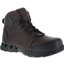 Reebok Non-Slip Shoes | Athletic*Men's 6" Zigkick Work ESD Composite Toe Athletic Work Boot Brown