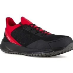 Reebok Non-Slip Shoes | Athletic*Men's All Terrain Work ESD Steel Toe Trail Running Work Shoe Black / Red