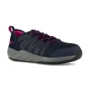 Reebok Non-Slip Shoes | Athletic*Women's Astroride Work ESD Steel Toe Athletic Work Shoe Dark Navy/purple