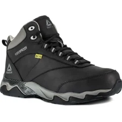 Reebok Met Guard | Non-Steel Safety Toe*Women's Beamer Waterproof Composite Toe Internal Met Guard Athletic Hiker Black / Gray